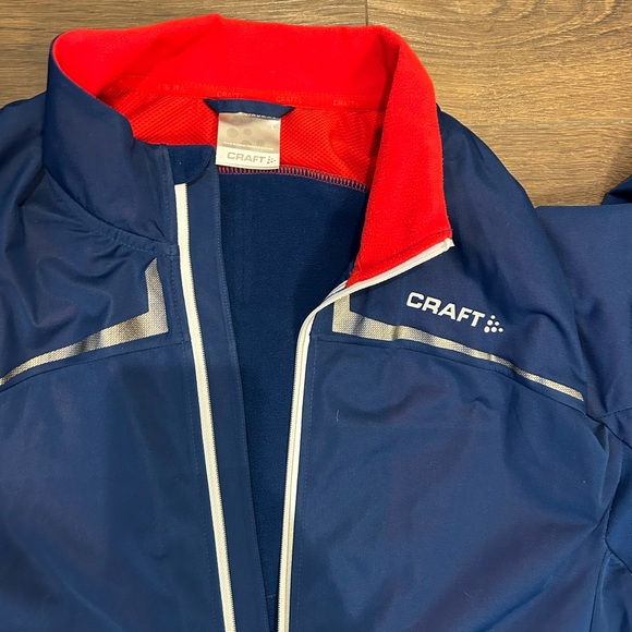 Craft Ventair X Jacket Nordic Cross Country skiing Cycling blue red Men’s Large - Picture 2 of 5